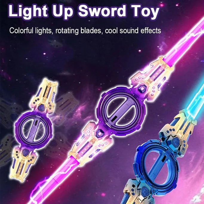 LED Double-Ended Retractable Lightsaber Toy