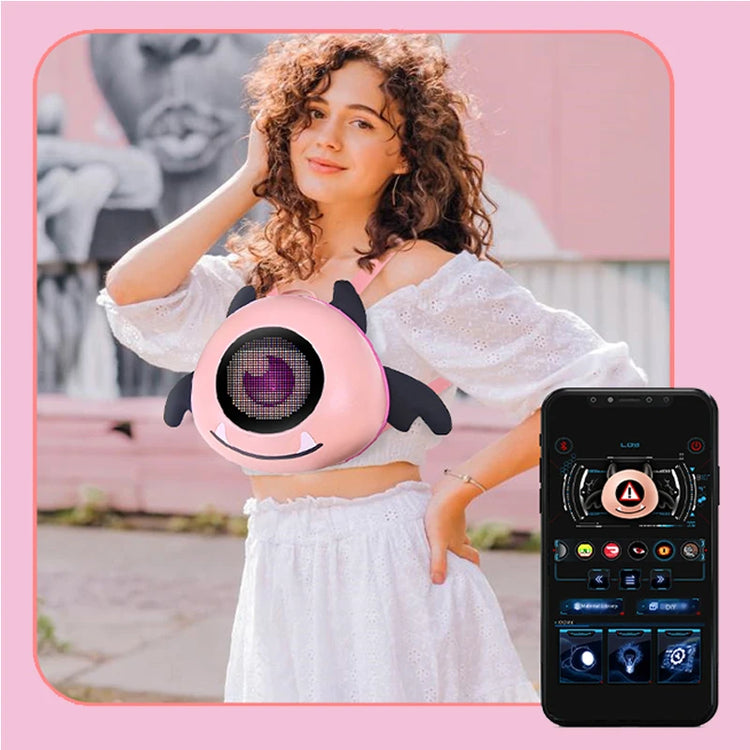School Backpack Led Screen Cell Phone Programming - Smart LED 