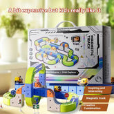 Magnetic Race Track Christmas Gift for Kids - Smart LED 