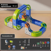 Montessori Motorized Train & Gravity Maze Toy - Smart LED 