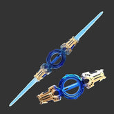 Double-Ended Retractable Lightsaber Toy – Dual-Blade Light-Up Saber with Multiple Lighting Styles - Smart LED 