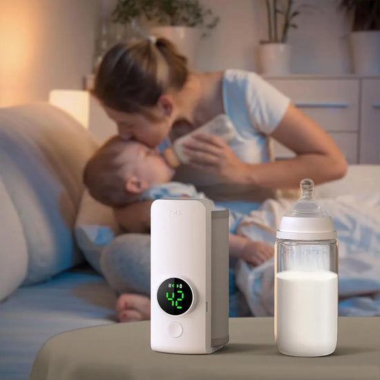Portable Baby Bottle Warmer with Temperature Control – Travel Milk Warmer for On-the-Go Feeding