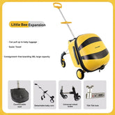Kids Travel Trolley Suitcase Children Luggage Pulling - Smart LED 