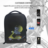 Backpacks Programmable Panel Screen Waterproof - Smart LED 