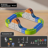 Montessori Motorized Train & Gravity Maze Toy - Smart LED 